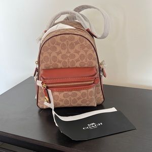 NWT Coach Campus Backpack 23 Canvas